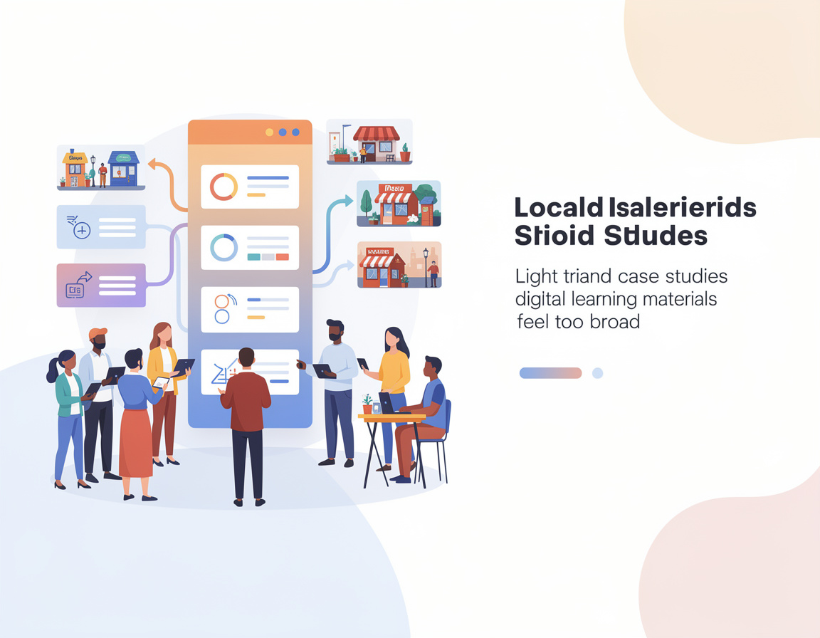 Ilustrasi Workflow modul latihan ringan dan studi kasus lokal saat materi digital terasa terlalu luas sehingg untuk SLOT889